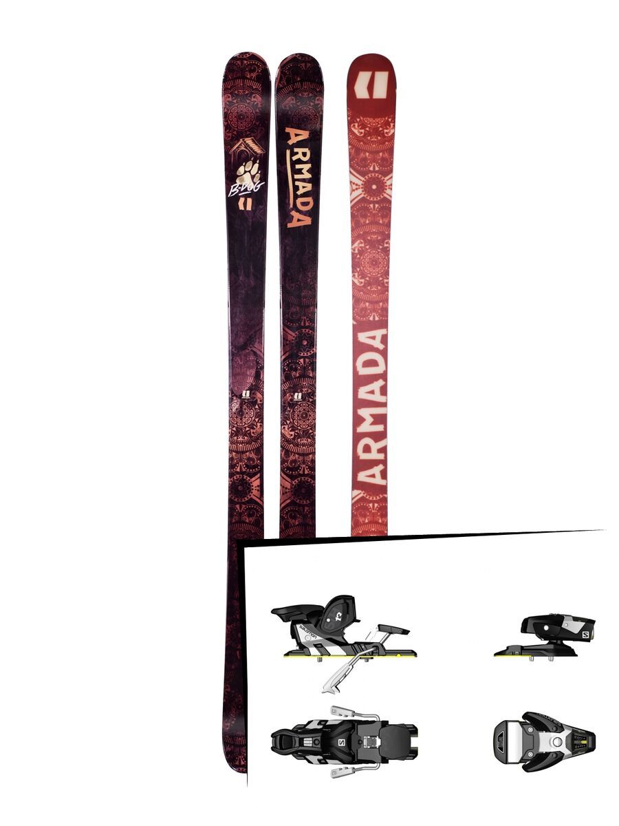 Set: Armada BDog 2018 + Salomon STH2 WTR 13 black/white - Bild 1