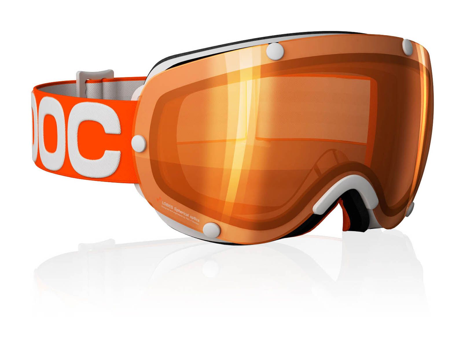POC Lobes, Orange/Light Orange/Silver mirror - Bild 1