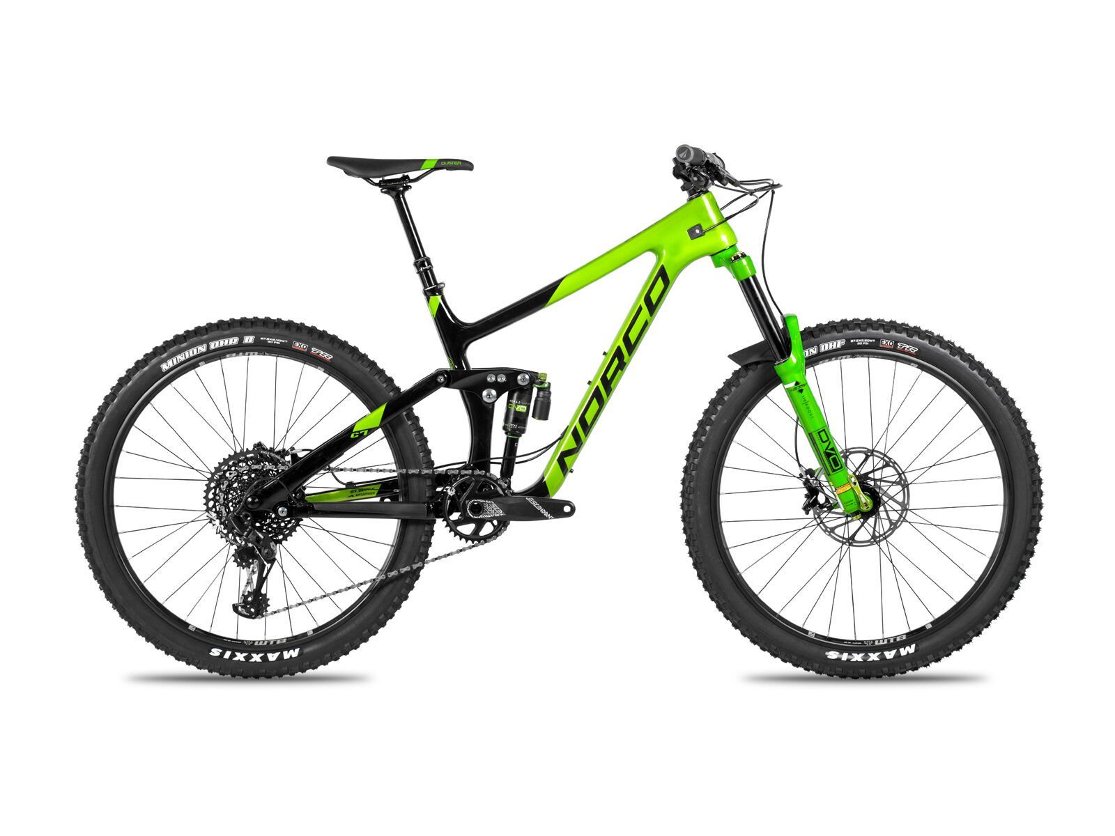 Norco Range C 3 27.5, black/green - Bild 1