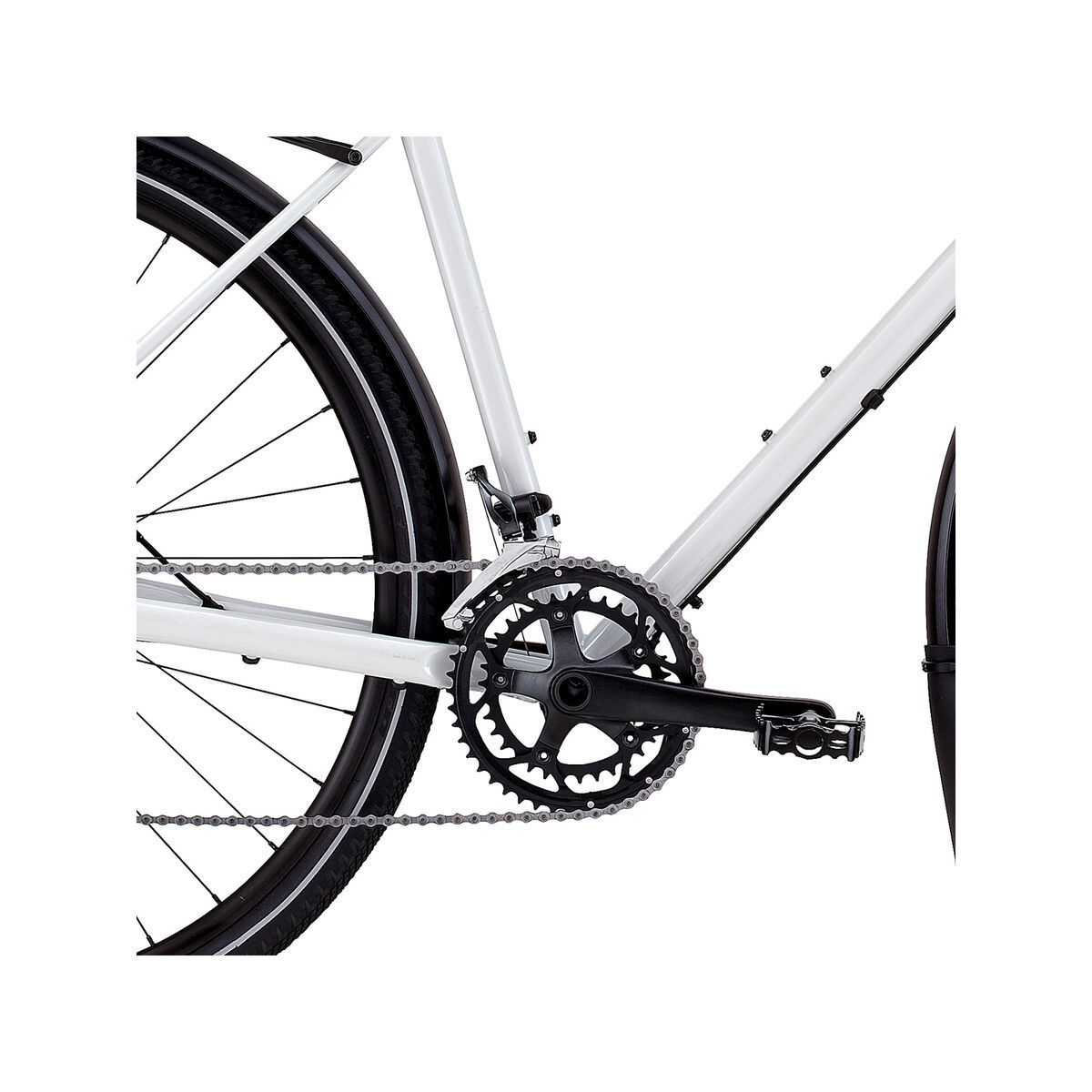 Specialized Awol Elite, gloss dirty reflective white/satin sterling/blue ano - Bild 3