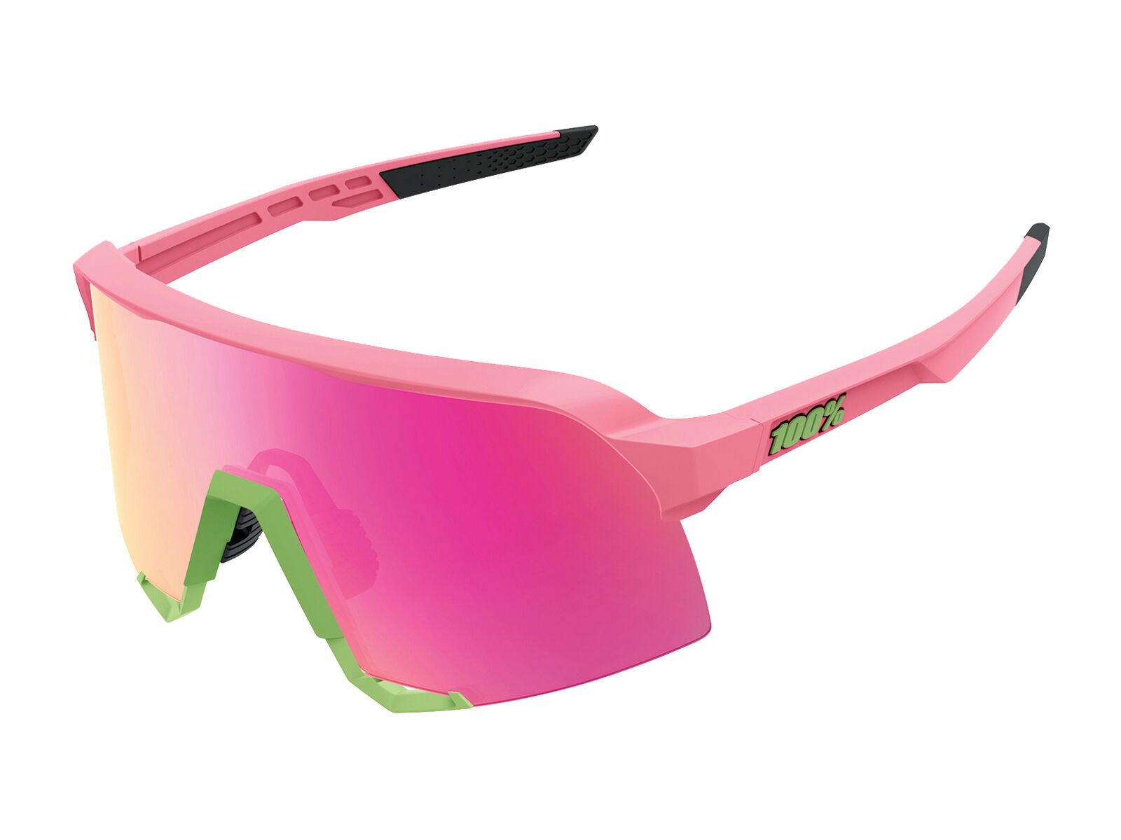 100% S3, Purple ML Mirror / matte washed out neon pink - Bild 1