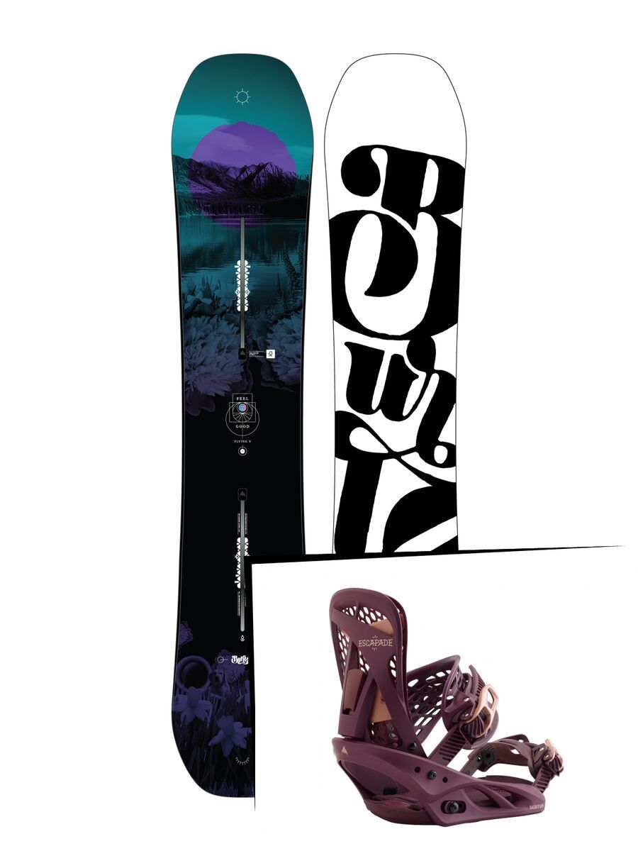 Set: Burton Feelgood Flying V 2019 +  Escapade (2218435S) - Bild 1
