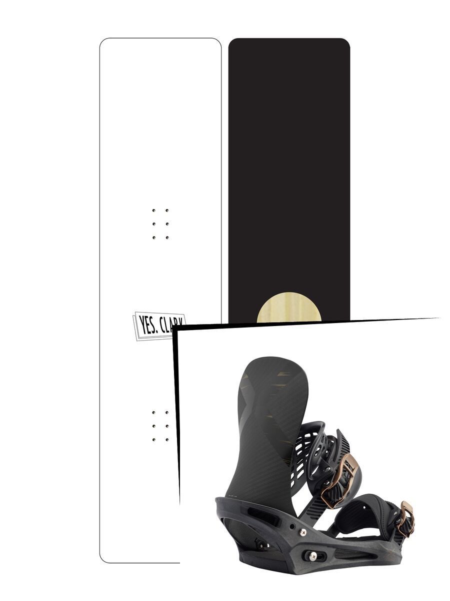 Set: Yes The Clark 2019 + Burton X-Base black mag - Bild 1