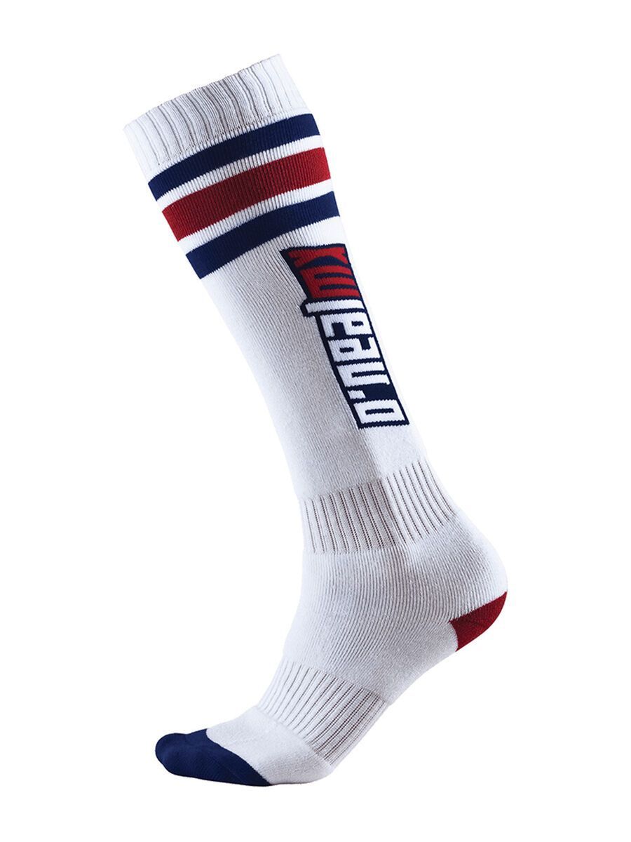 ONeal Pro MX Socks Tube, white/blue/red - Bild 1