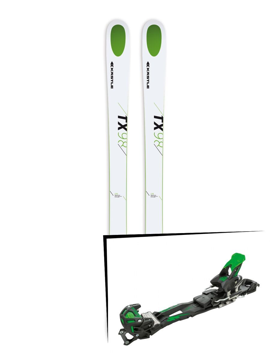 Set: Kästle TX98 2018 + Tyrolia Adrenalin 16 solid black flash green - Bild 1