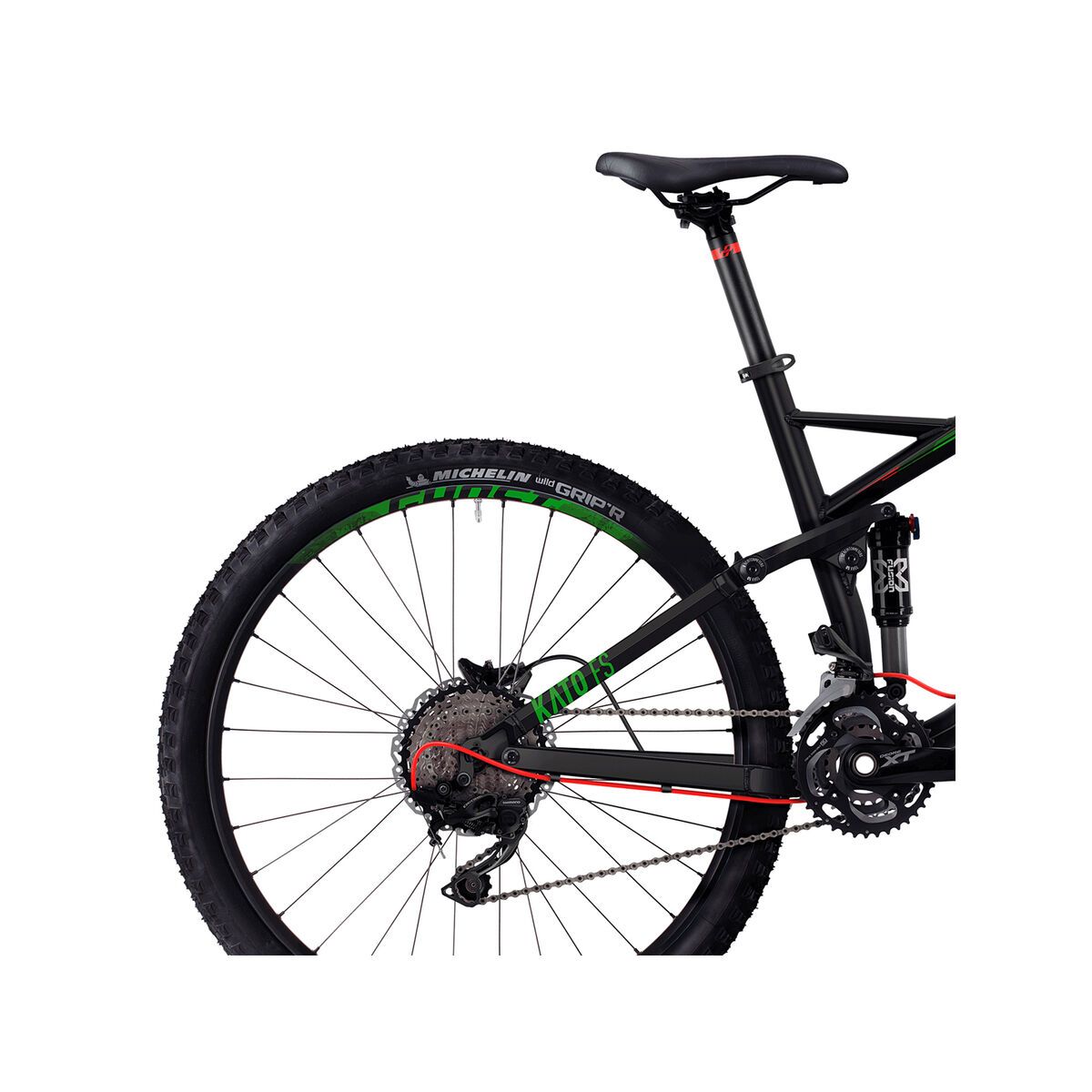 Ghost Kato FS 3 AL, night black/riot green/neon red - Bild 5