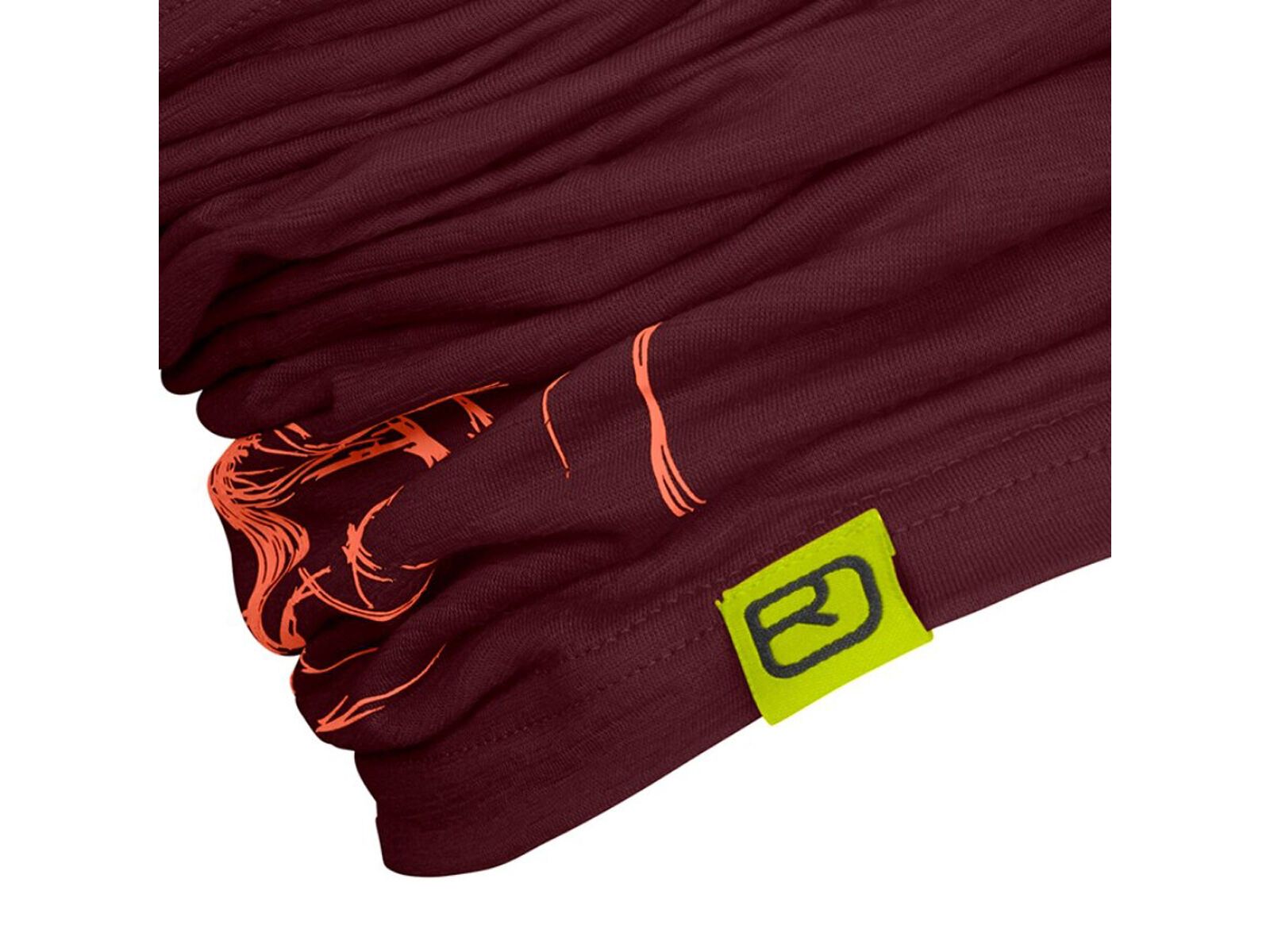 Ortovox 120 Merino Tec Logo Neckwarmer, winetasting - Bild 3