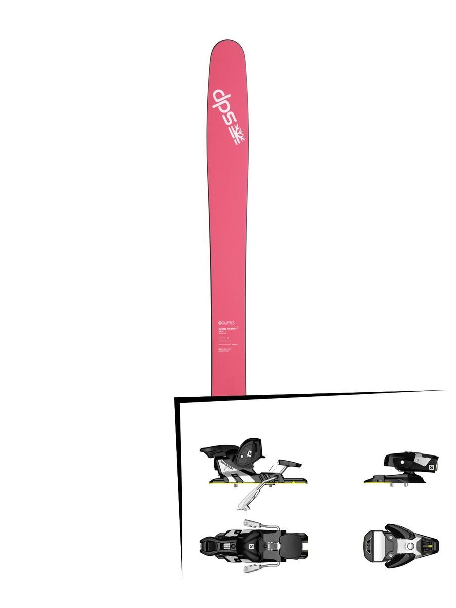 DPS Skis Set: Yvette 112 RP2 Pure3 2016 + Salomon STH2 WTR 13 - Bild 1