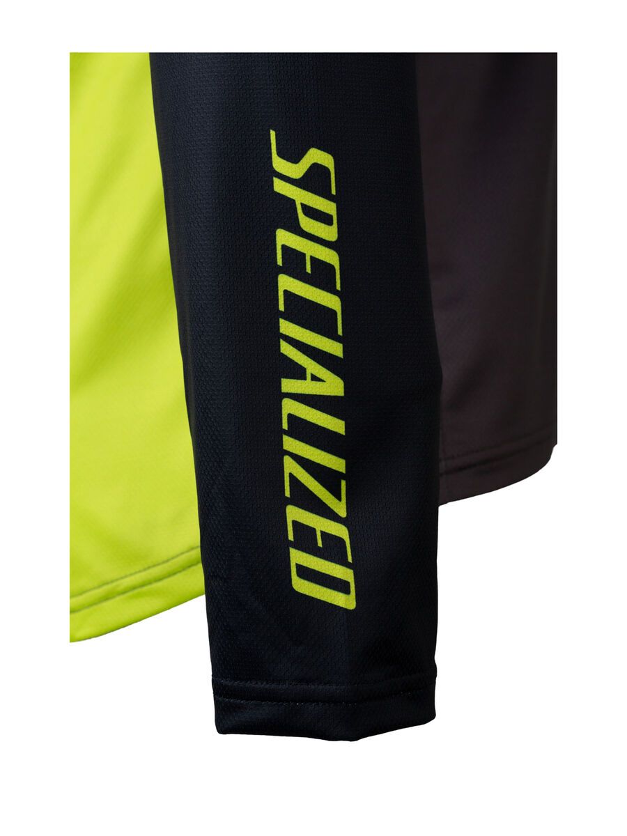 Specialized Demo Pro Longsleeve Jersey, hyper green/charcoal block - Bild 9