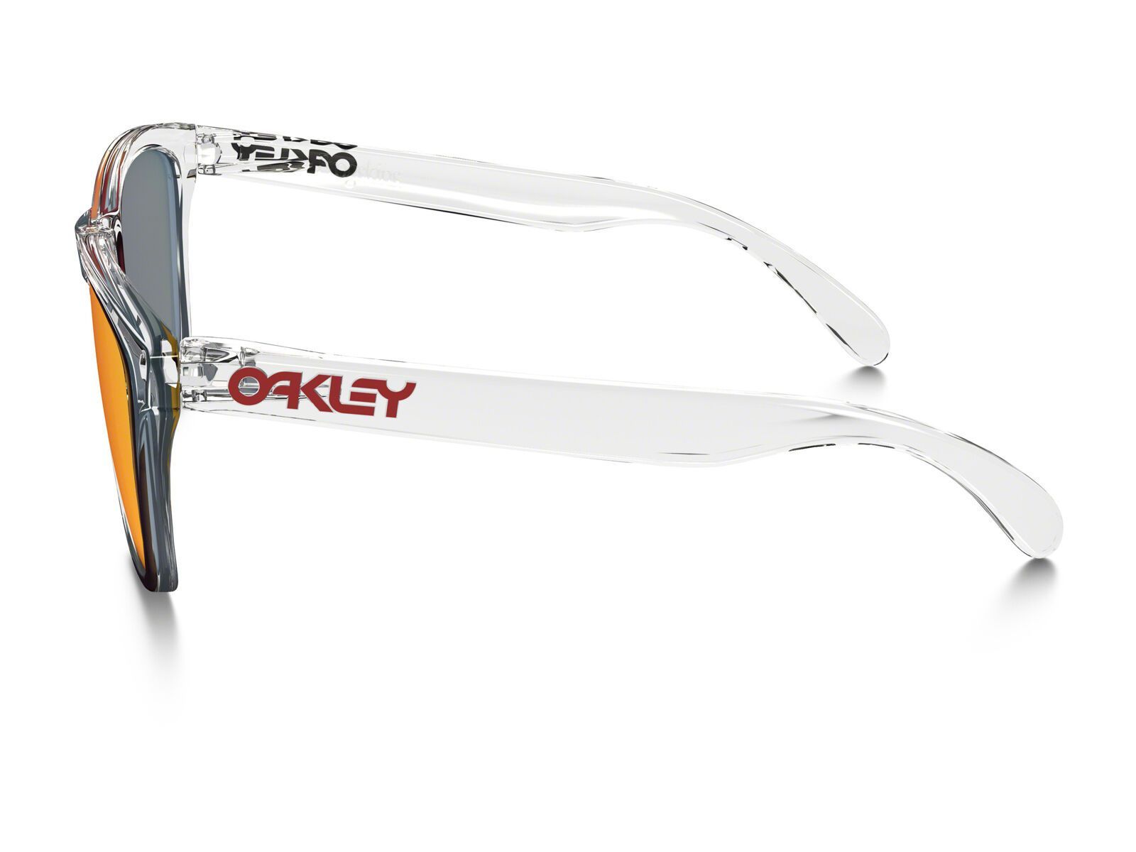 Oakley Frogskins, polished clear/Lens: torch iridium - Bild 4