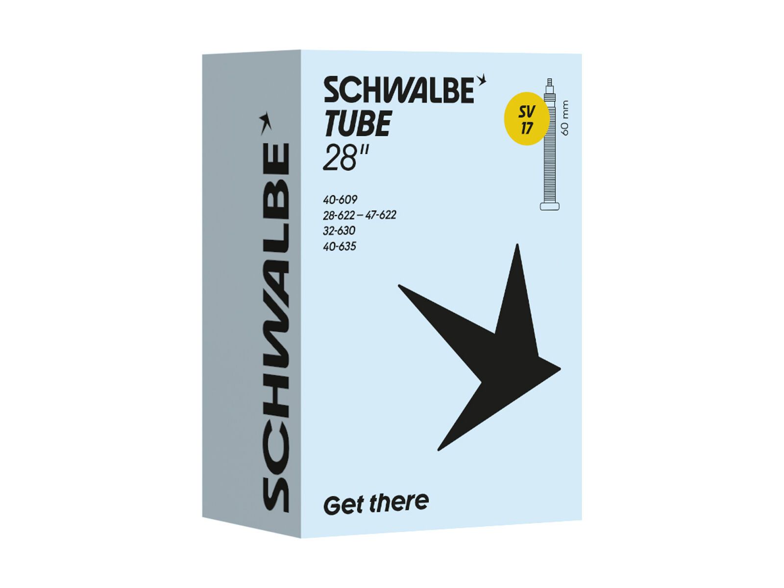 Schwalbe Schlauch SV 17 28 Zoll / 28/47-622/635 - 60 mm - Bild 1