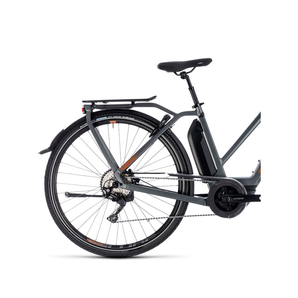 Cube Town Hybrid Sport Pro 400 Trapeze, grey´n´copper - Bild 5