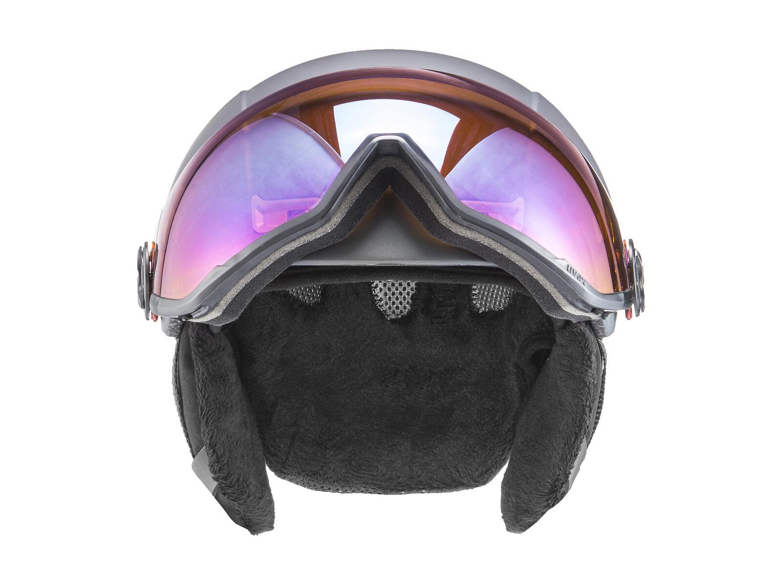 uvex hlmt 400 visor style, titanium mat - Bild 3