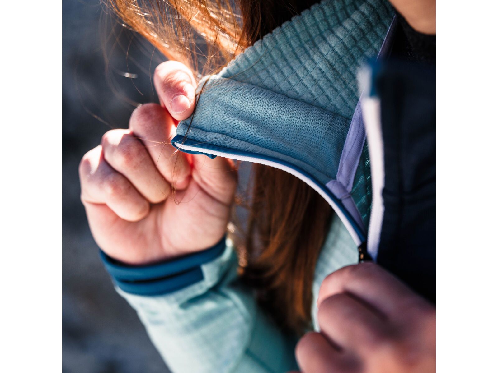 Ortovox Merino Fleece Light Grid ZN Hoody W, dark arctic grey - Bild 7