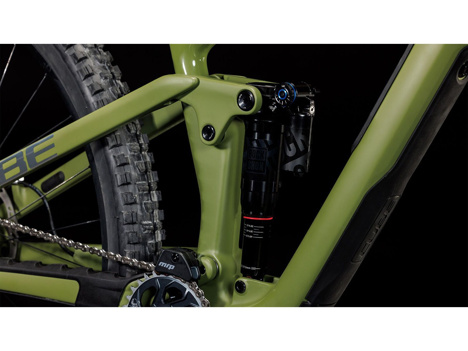 Cube Stereo One55 C:62 TM 29, olive´n´chrome - Bild 4