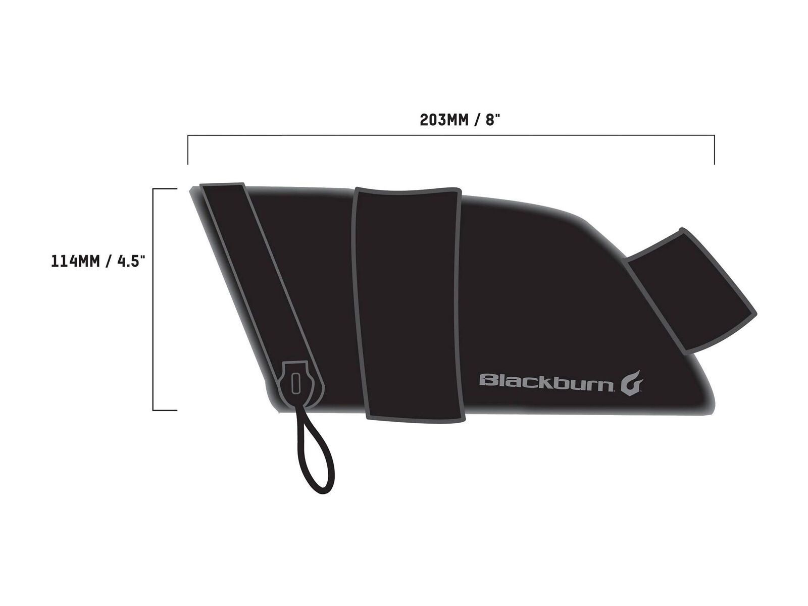 Blackburn Grid Large Seat Bag, black reflective - Bild 4