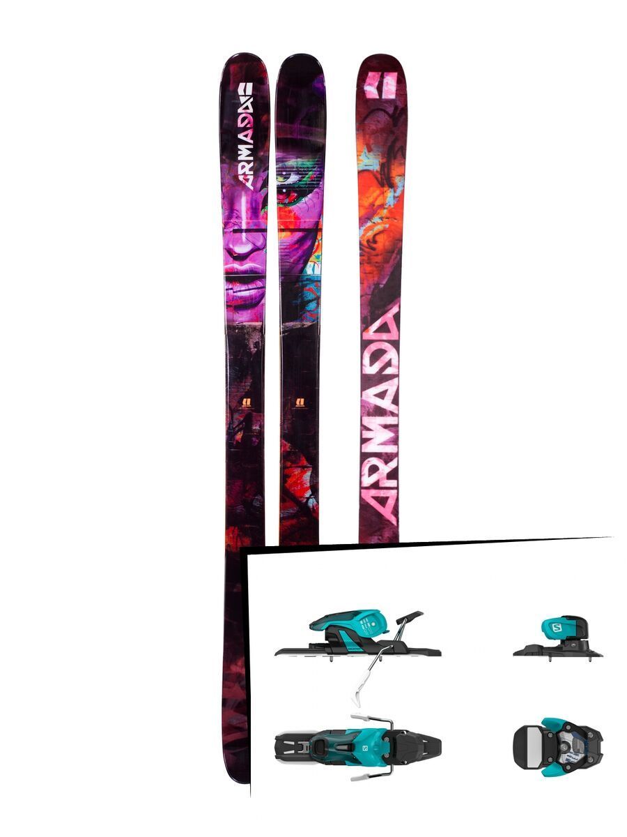 Set: Armada Arv 96 2018 + Salomon Warden 11 turquoise/black - Bild 1