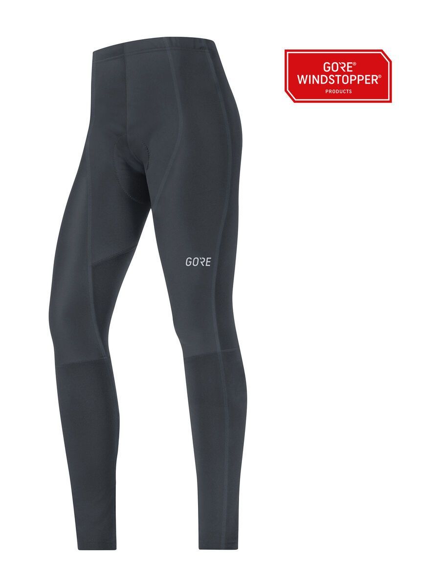 GOREWEAR C3 Damen Partial Gore Windstopper Tights+, black - Bild 2