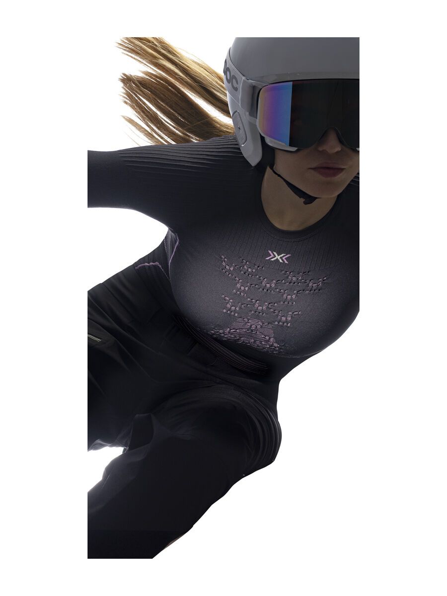 X-Bionic Energy Accumulator 4.0 Shirt LG SL Wmn, charcoal/magnolia - Bild 11