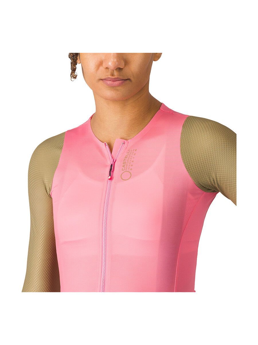 Castelli Corretto W LS Jersey, rosa giro/elmwood - Bild 4