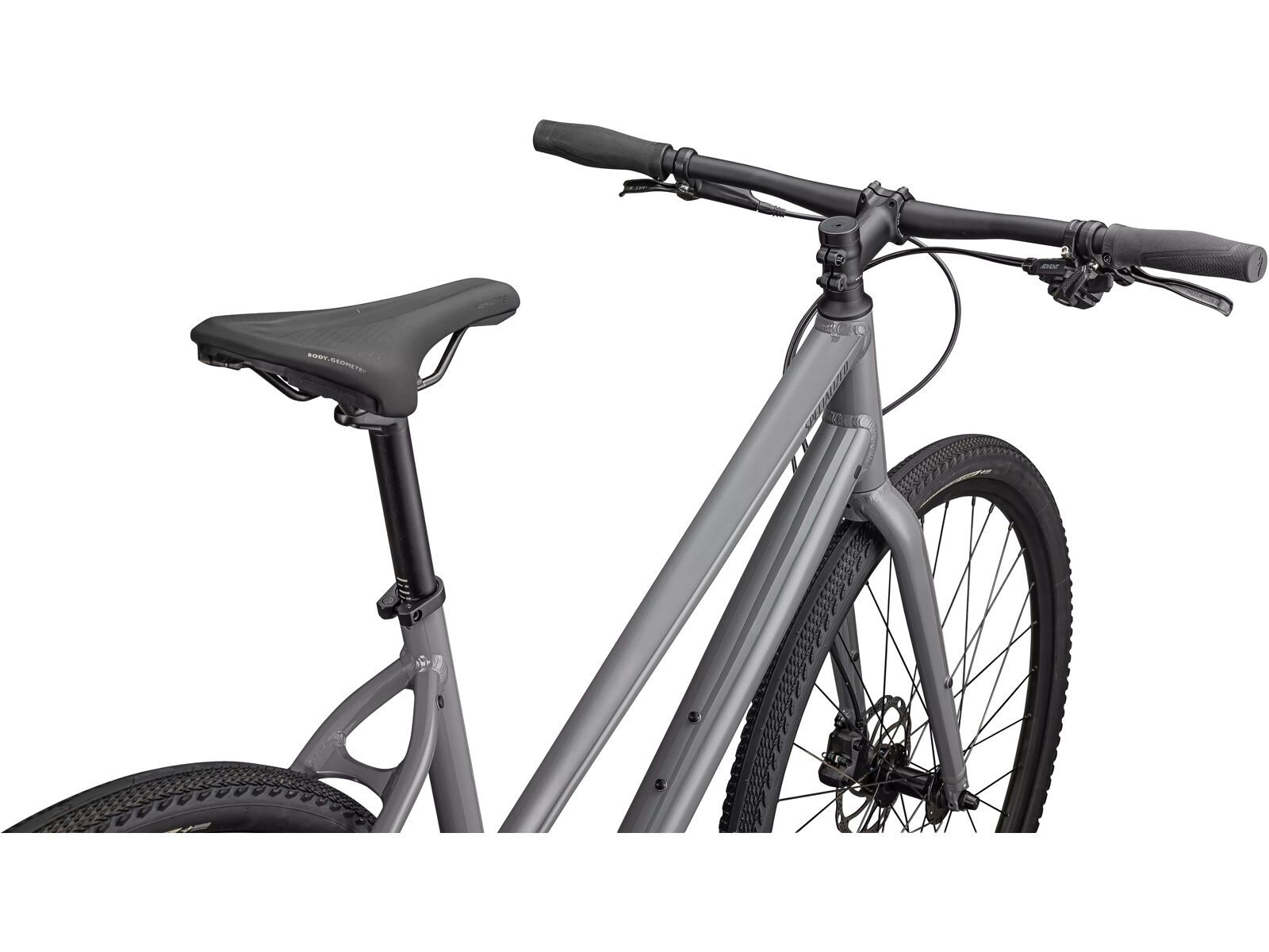 Specialized Sirrus X 3.0 Step-Through, gloss ashen grey/black liquid metal reflective - Bild 4