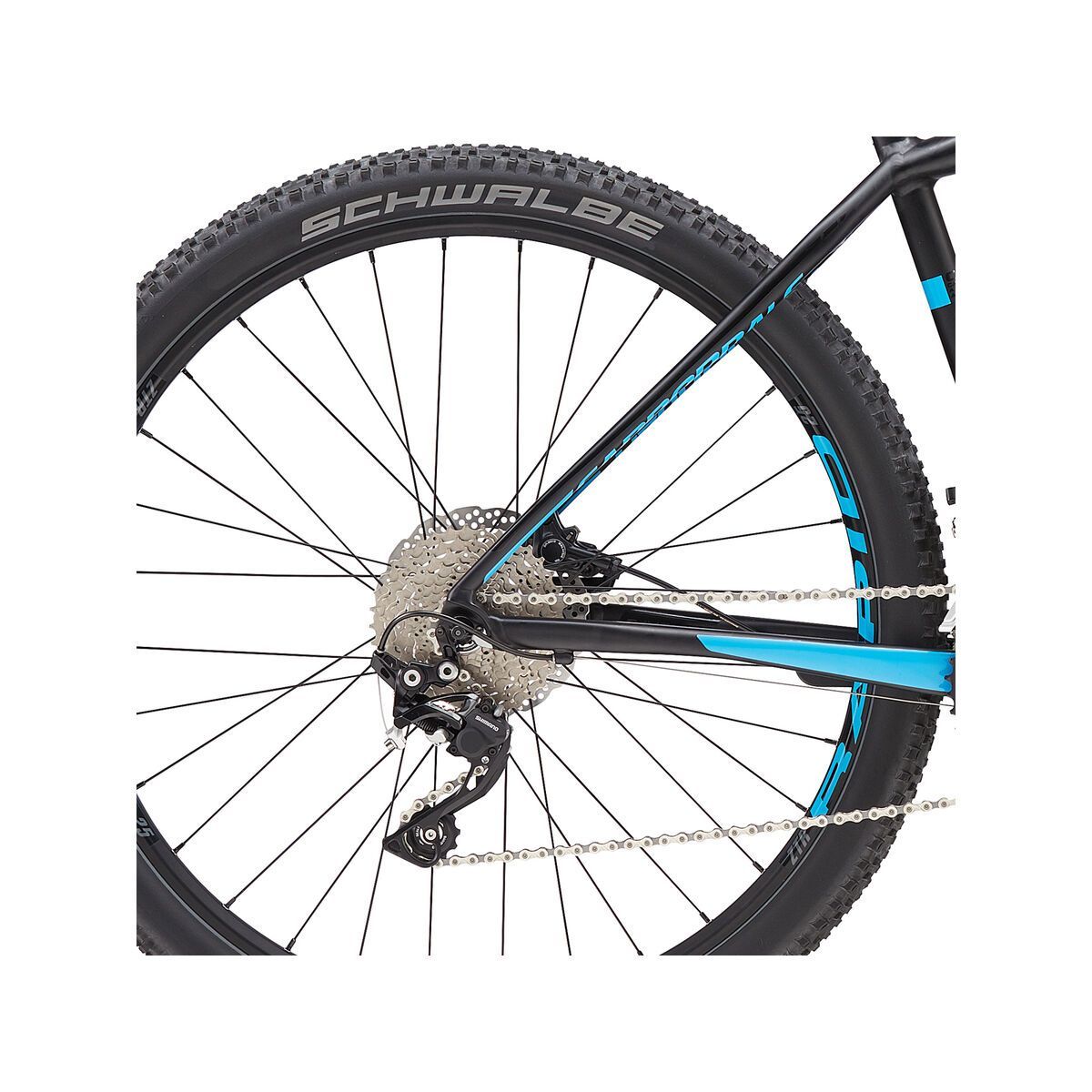 Cannondale F-SI 2 27.5, jet black w/ nearly black and ultra blue, matte - Bild 4