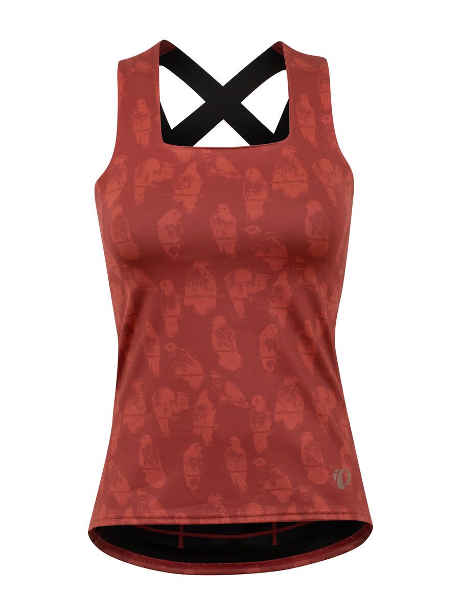 Pearl Izumi W Symphony Tank, burnt rust/adobe birds - Bild 1