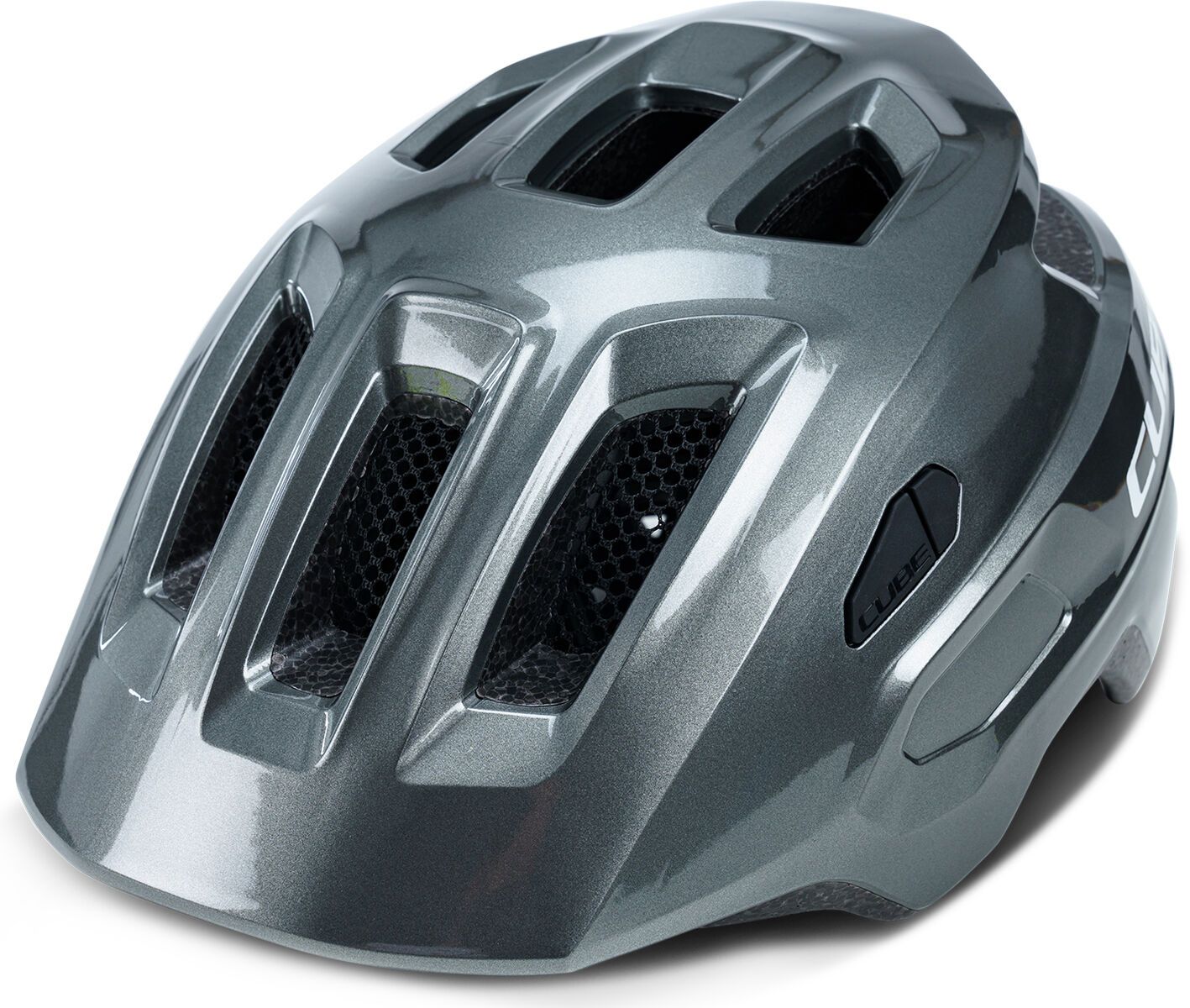 Cube Helm Linok Trailmotion, glossy grey - Bild 1