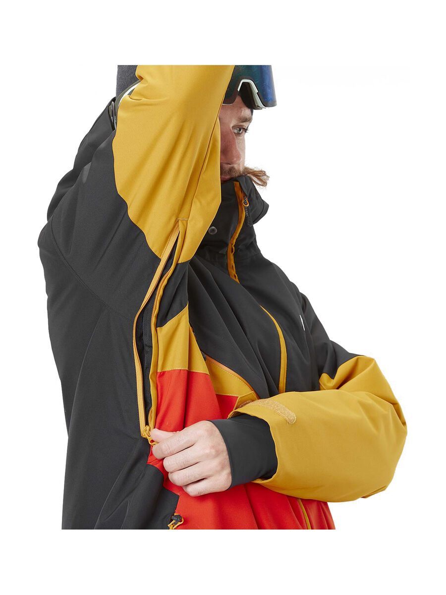Picture Styler Jacket, black/pumpkin red - Bild 11