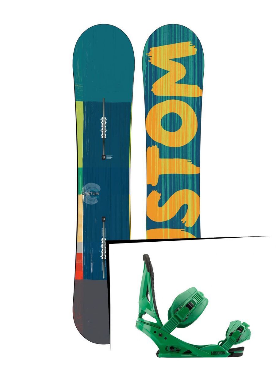 Set: Burton Custom Flying V 2015 +  Mission (494001S) - Bild 1