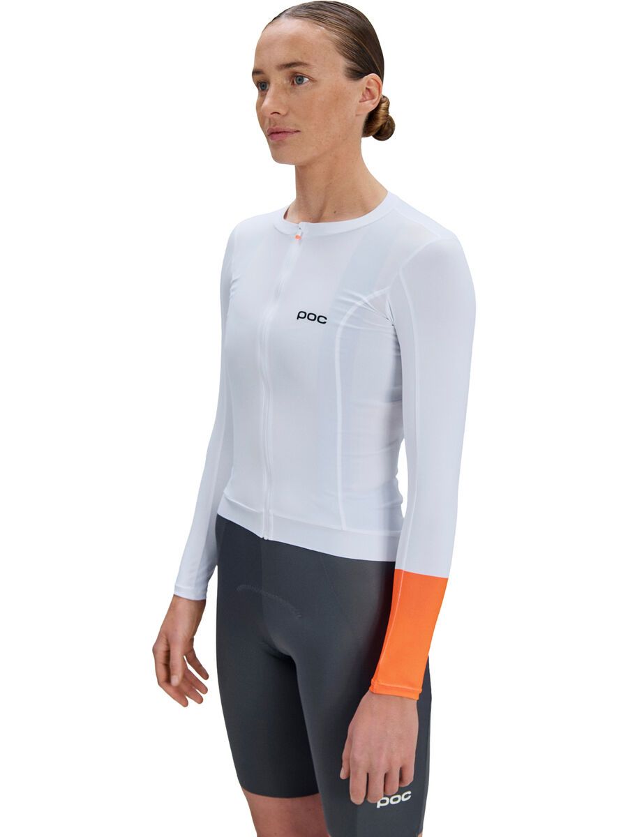 POC W's Cadence Long Sleeve Jersey, hydrogen white - Bild 3