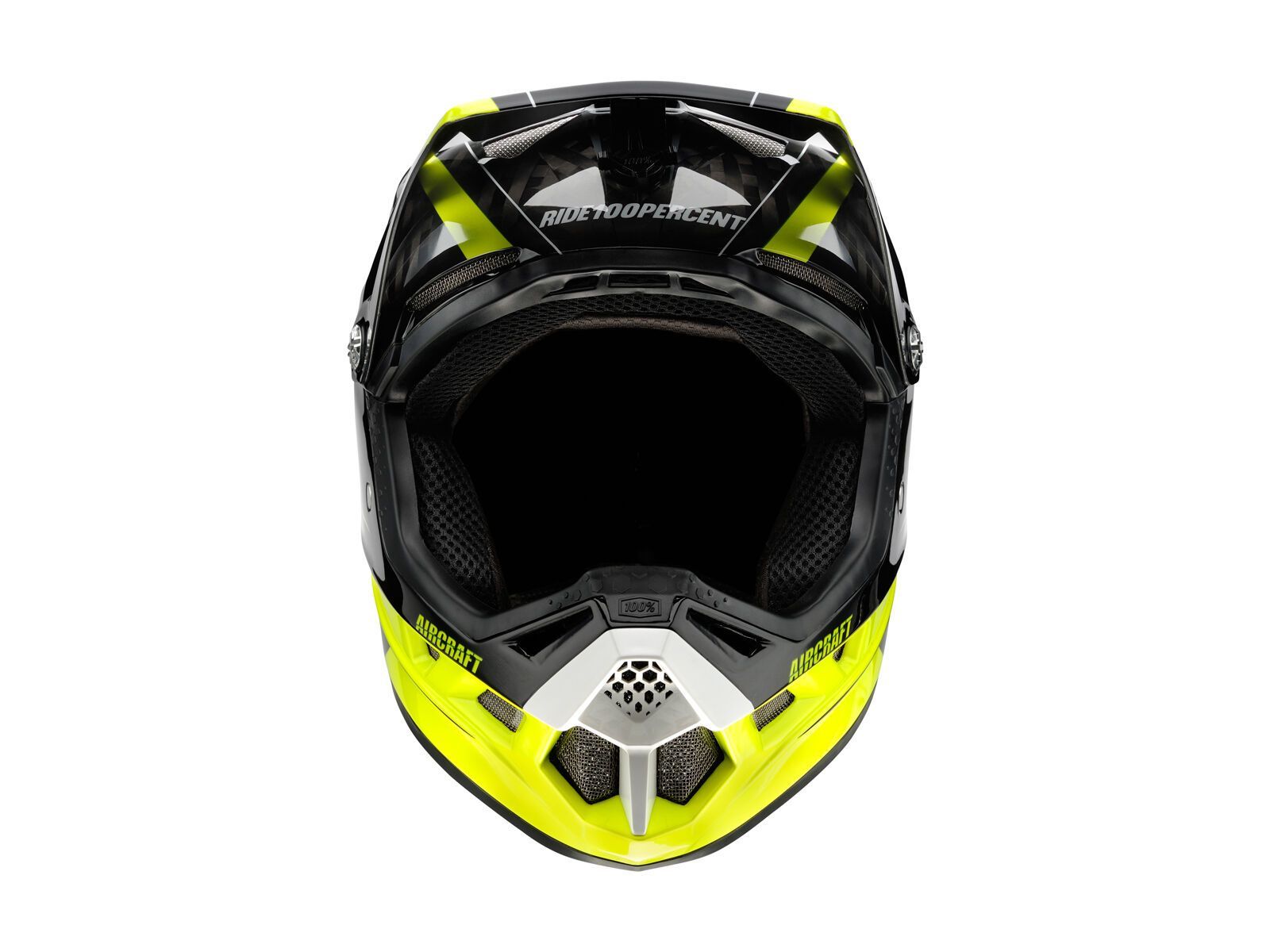 100% Aircraft DH Helmet, Basetech yellow - Bild 3
