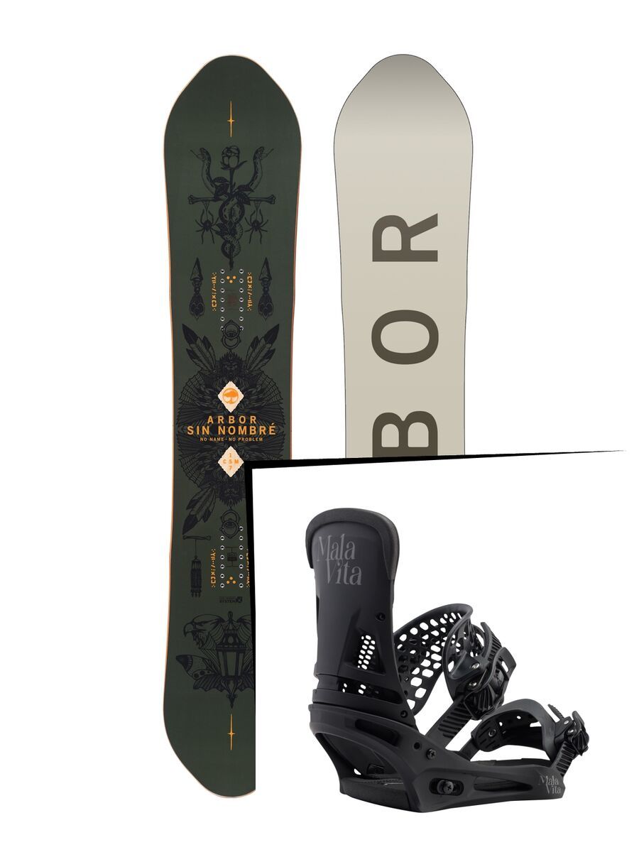 Set: Arbor Sin Nombre 2017 + Burton Malavita (1712843S) - Bild 1