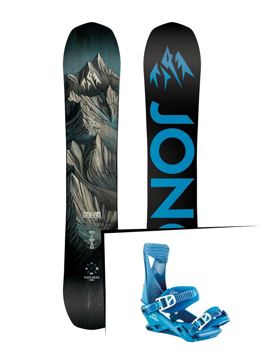 Set: Jones Explorer 2019 + Nitro Zero blue bird - Bild 1