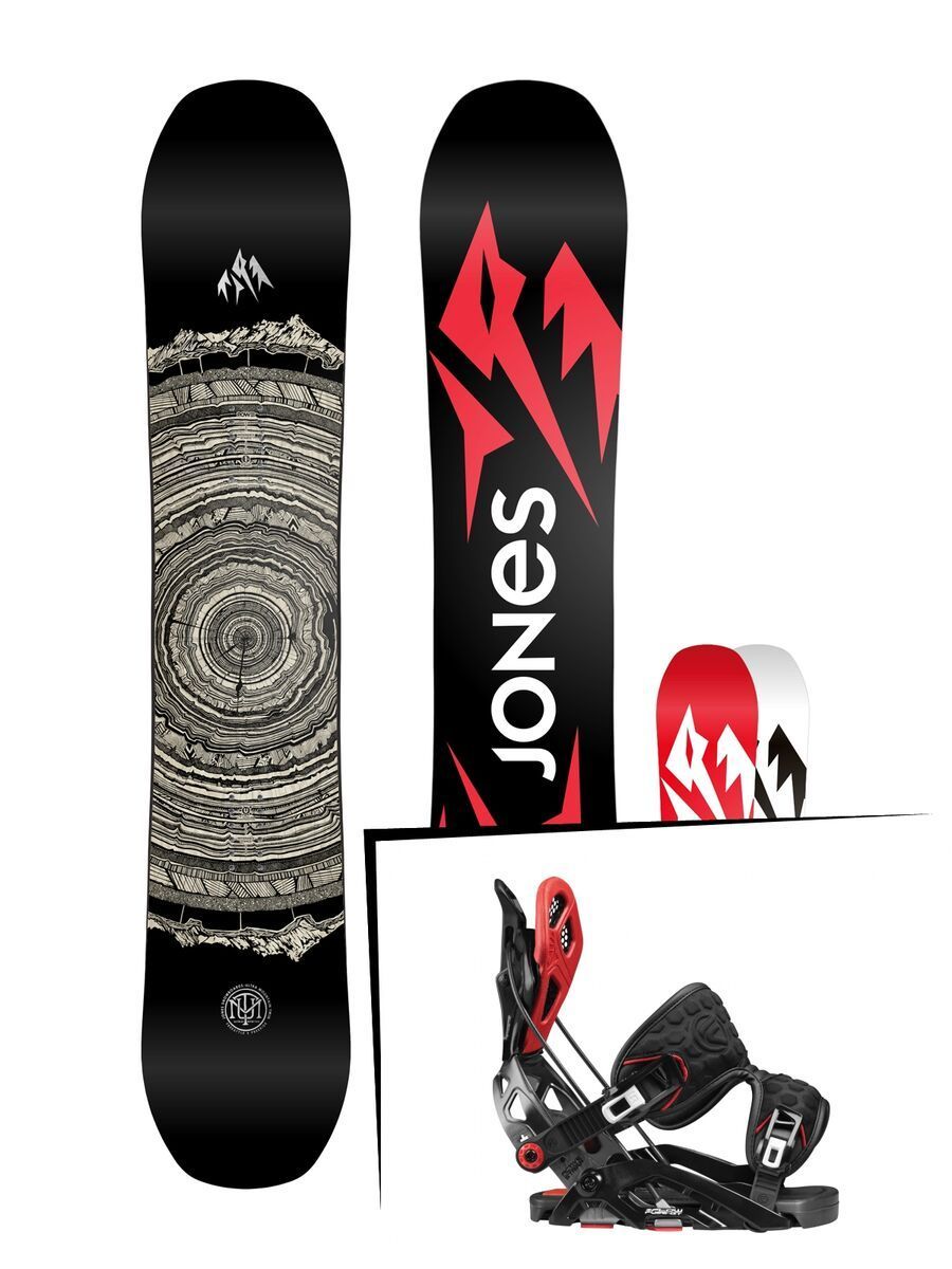 Set: Jones Ultra Mountain Twin 2017 + Flow Fuse-GT (1718345S) - Bild 1