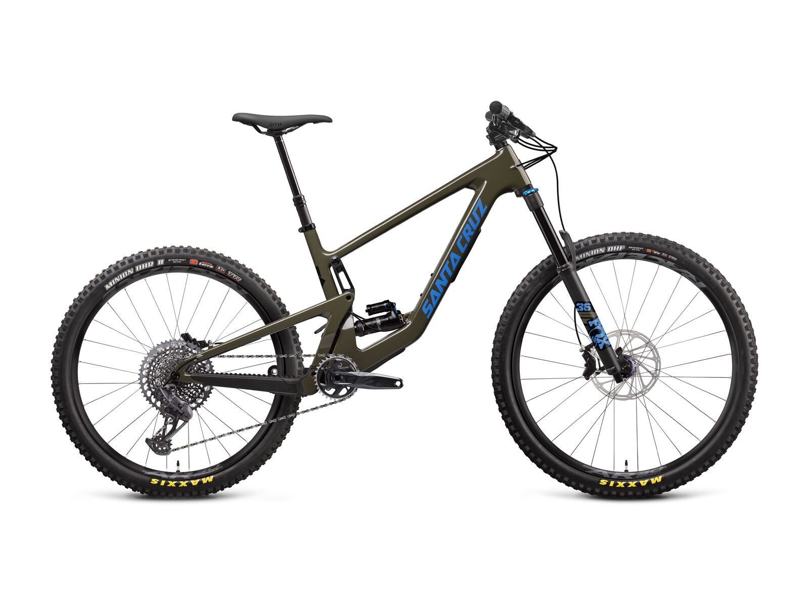 Santa Cruz Bronson C / S / MX, gloss moss/blue - Bild 1