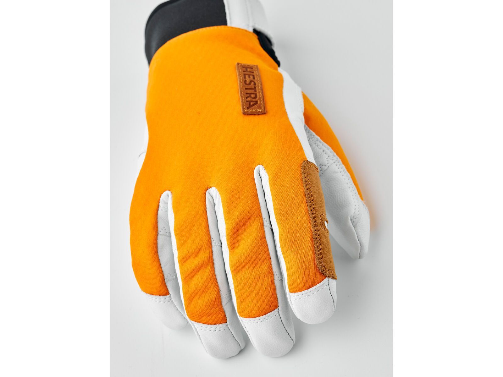 Hestra Ergo Grip Active Wool Terry 5 Finger, orange/offwhite - Bild 2