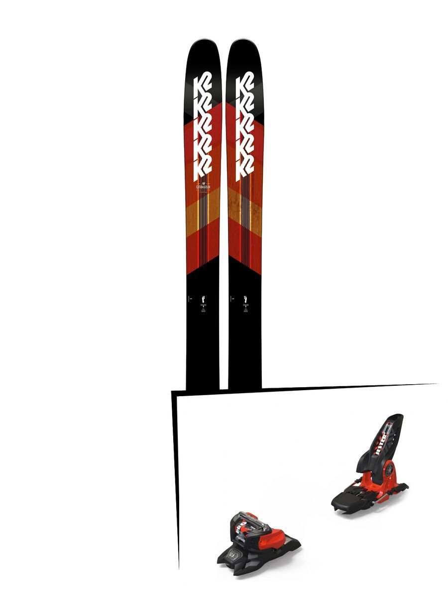 Set: K2 SKI Catamaran 2019 + Marker Jester 18 Pro ID black/flo-red - Bild 1