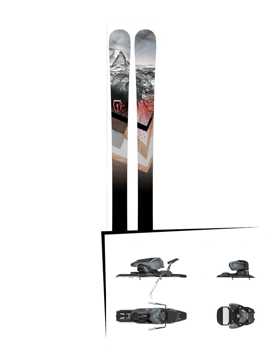 Set: Icelantic Pilgrim 2016 + Salomon Warden 11 (1706222) - Bild 1