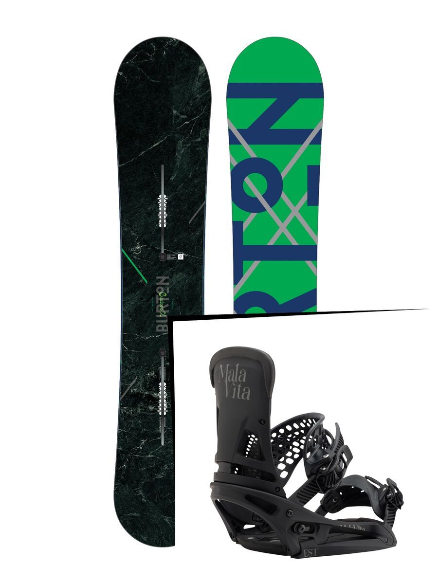 Set: Burton Custom X Flying V 2017 +  Malavita EST (1712858S) - Bild 1