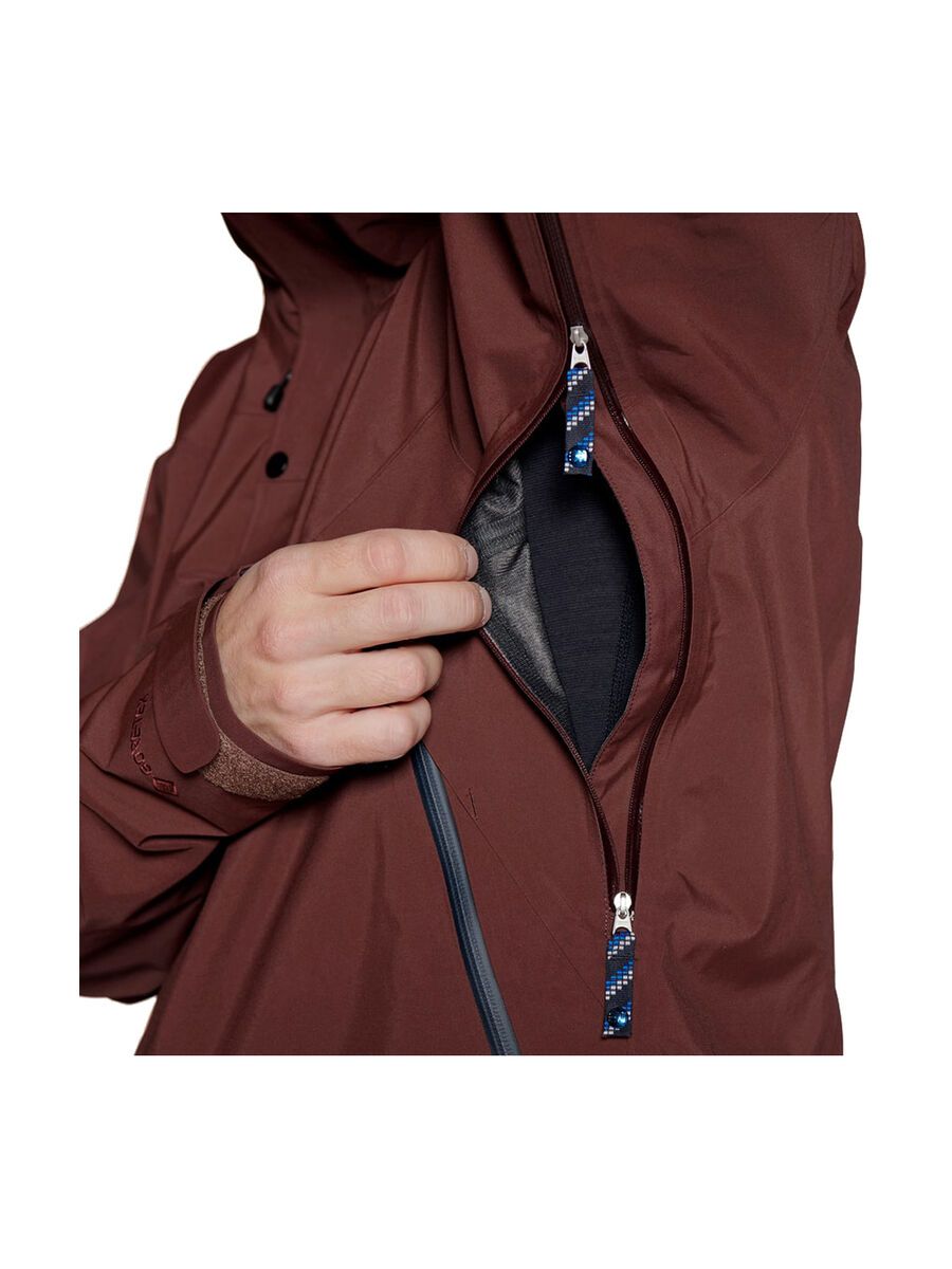 Elevenate Men's Pure Jacket, maroon brown - Bild 5