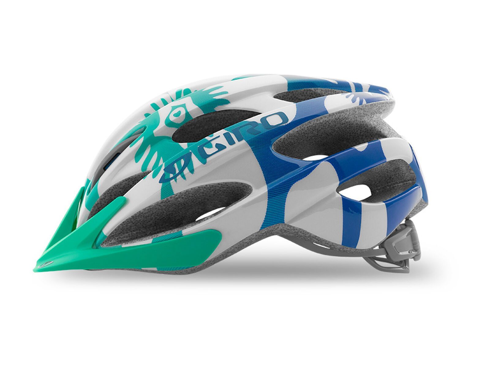 Giro Raze, turquoise/blue teal flowers - Bild 2