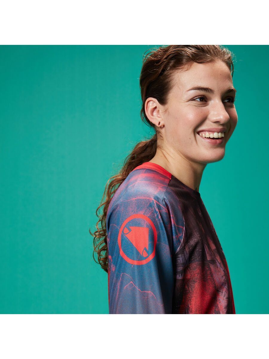 Endura Damen Tropical T-Shirt LTD (Langarm), granatapfel - Bild 11