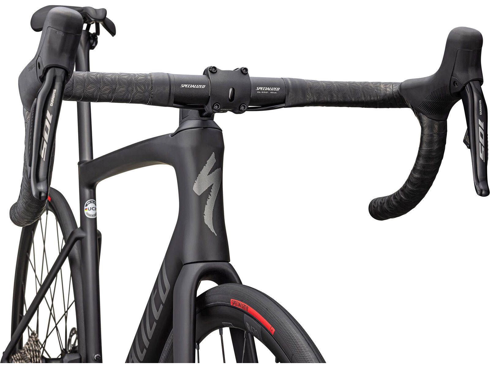 Specialized Tarmac SL7 Comp – Shimano 105 Di2, satin obsidian/smoke - Bild 5