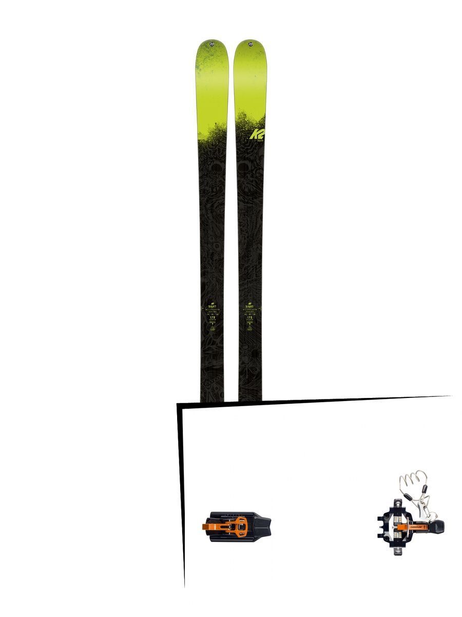 Set: K2 SKI Sight 2018 + Atomic Backland Tour black/orange - Bild 1