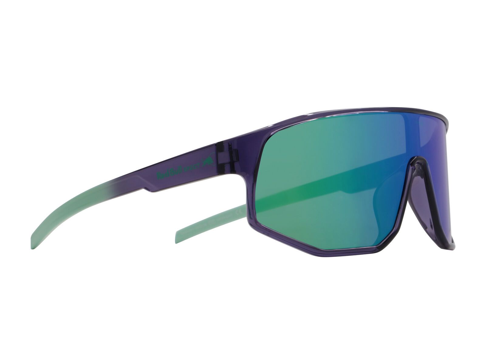 Red Bull Spect Eyewear Dash, Smoke/Green-Purple Mirror / shiny x’tal dark purple - Bild 1