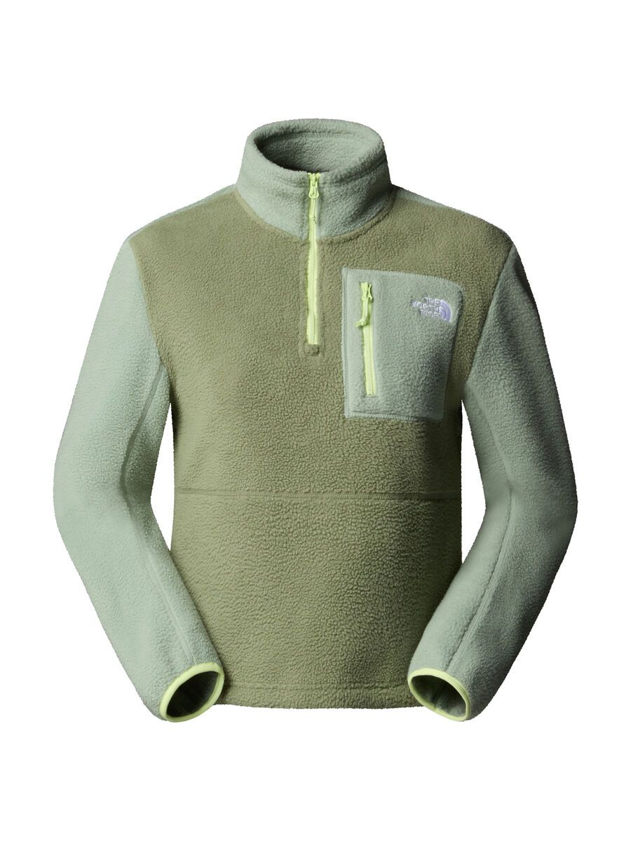 The North Face Women’s Yumiori 1/4 Zip, bark mist/slate moss/astro lime - Bild 1