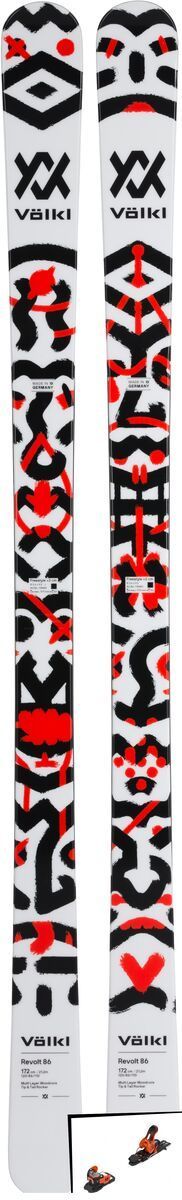 Set: Völkl Revolt 86 2019 + Salomon Warden 11 orange/black - Bild 1