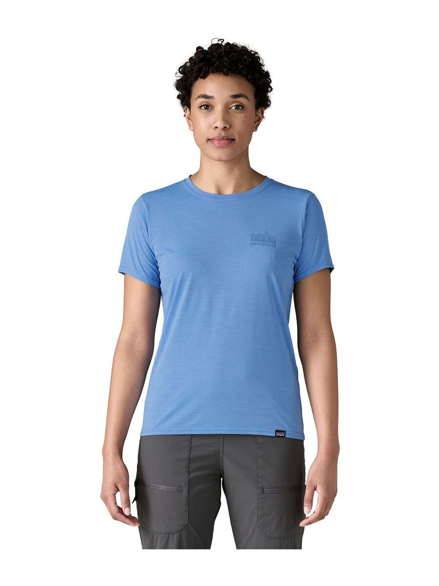 Patagonia Women's Capilene Cool Daily Graphic Shirt, abundant blue x-dye - Bild 3