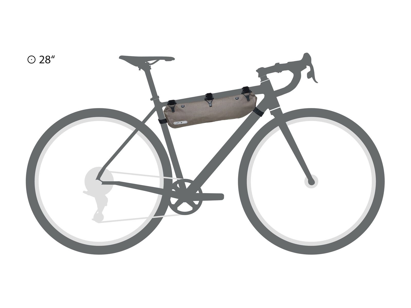 ORTLIEB Frame-Pack RC Toptube 4 L, dark sand - Bild 8